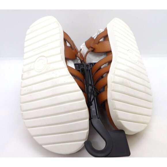 Girl's Brown Gladiator Leather Sandal size 8 NWT - Picture 5 of 5